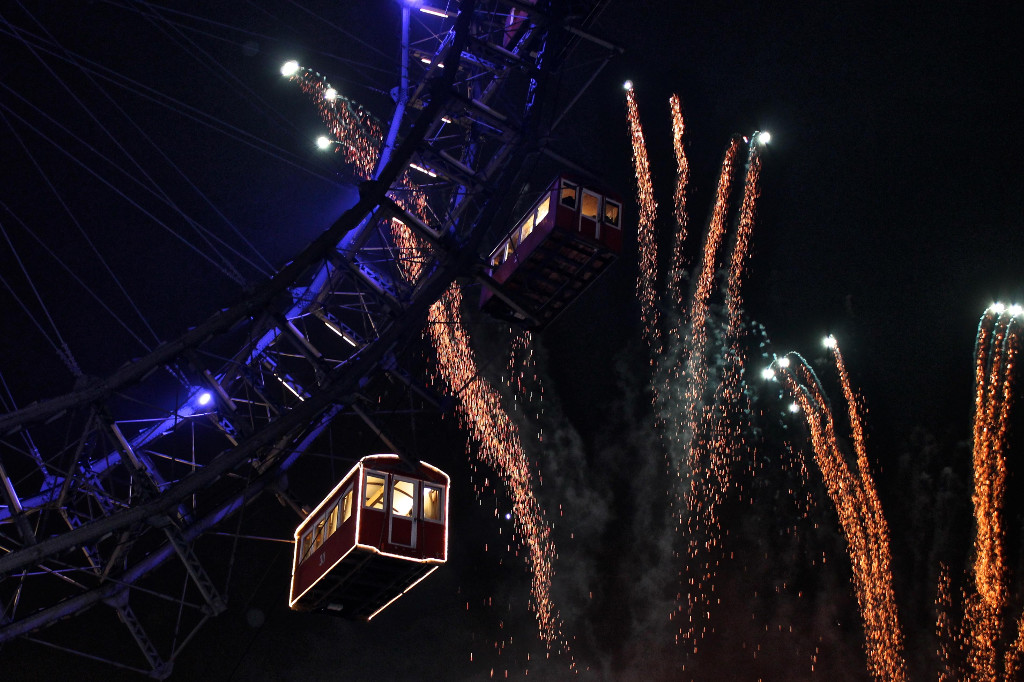 Firework and Ferris Wheel